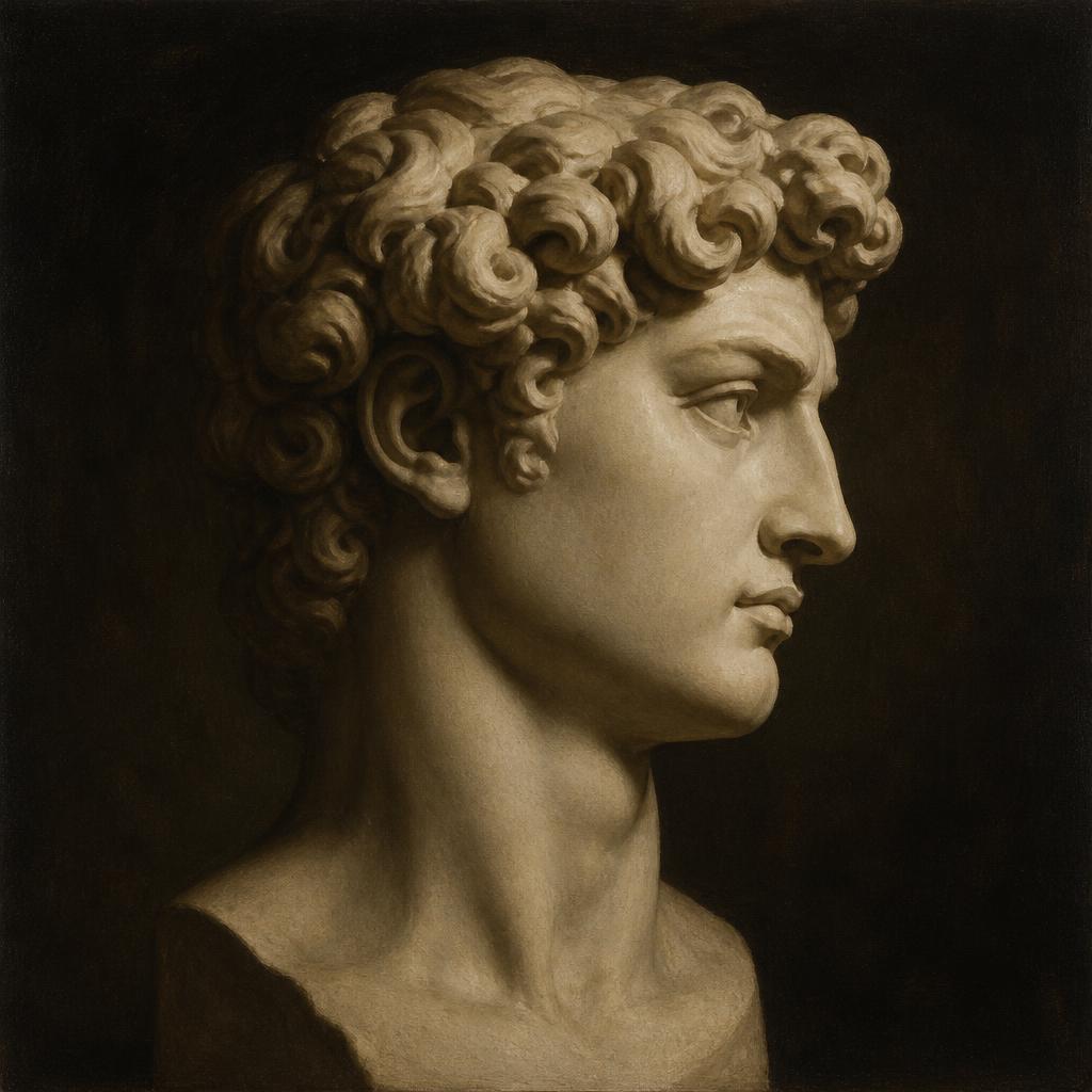 Classical marble statue