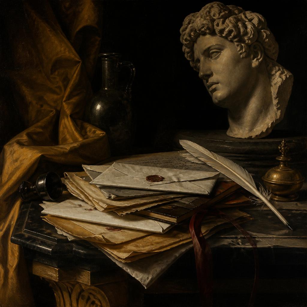 Classical still life painting